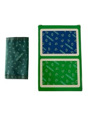Rare Vintage Modiano San Paolo Italian Playing Cards and Velcro Zip Pouch